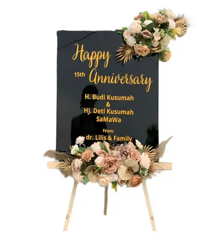 Papan Bunga Akrilik Mekar Baru